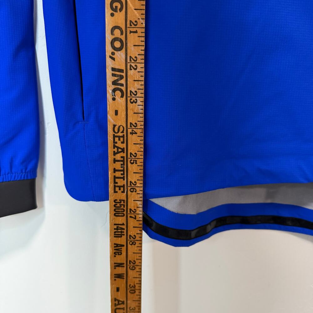 Aether Mens Pace Jacket Cycling Waterproof Royal Blue NEW Large Shell Reflective - Picture 5 of 8